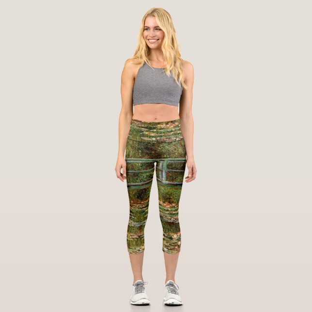 Leggings Capri Monet Pont Japonais de Giverny (Recto)