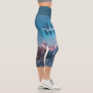 Leggings Capri Monogramme de ciel magique montagne Storžič Slovén