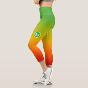 Leggings Capri Monogramme Tropical
