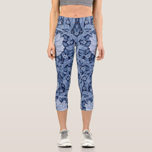Leggings Capri Monotone bleu Pimpernel, William Morris