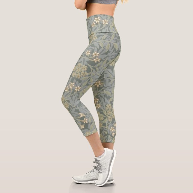 Leggings Capri Morris Vine & Jasmine Garden Fleur Classique (Gauche)