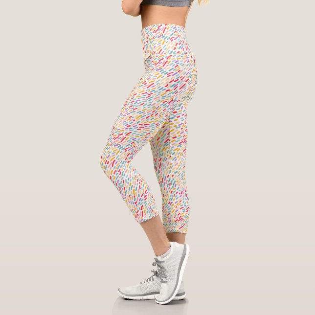 Leggings Capri Motif à eau douce (Gauche)