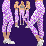 Leggings Capri Motif Abstrait coloré<br><div class="desc">Motif Abstrait coloré.</div>