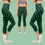 Leggings Capri Motif Abstrait coloré<br><div class="desc">Motif Abstrait coloré.</div>