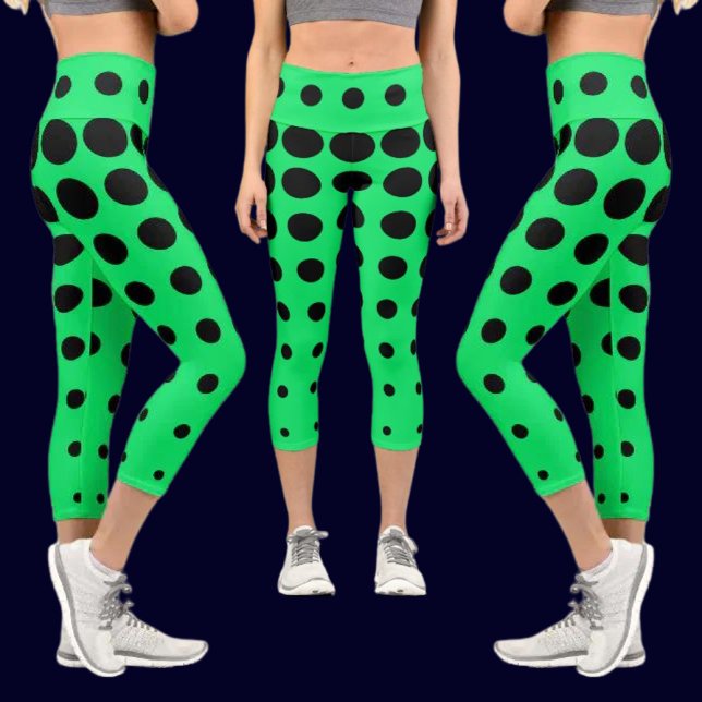 Leggings Capri Motif Abstrait coloré (Créateur téléchargé)