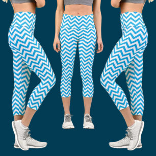 Leggings Capri Motif Abstrait coloré