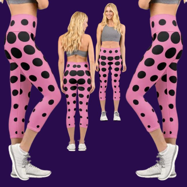 Leggings Capri Motif Abstrait coloré (Créateur téléchargé)