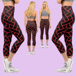 Leggings Capri Motif Abstrait coloré<br><div class="desc">Motif Abstrait coloré.</div>