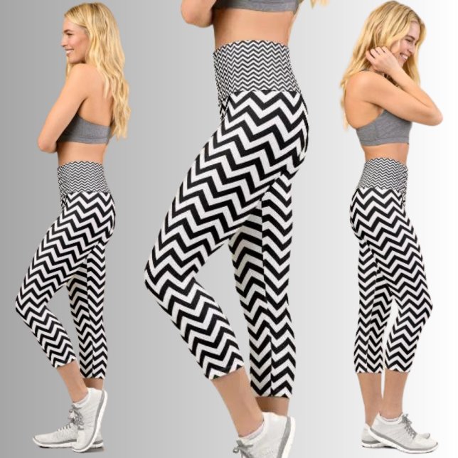 Leggings Capri Motif Abstrait coloré (Créateur téléchargé)