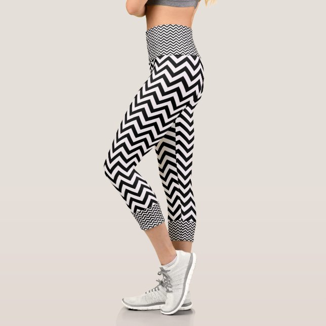 Leggings Capri Motif Abstrait coloré (Gauche)