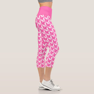 Leggings Capri Motif Asanoha modèle Sakura