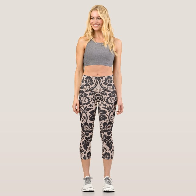 Leggings Capri Motif damassé 4 (Recto)