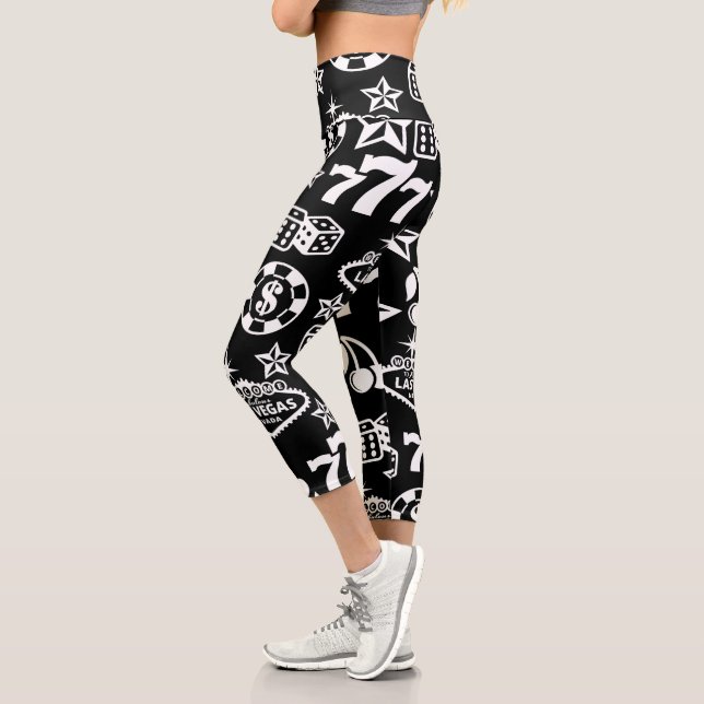 Leggings Capri Motif de casino (Gauche)