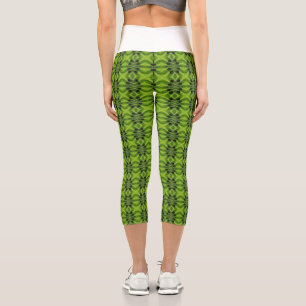 Leggings Capri Motif de fruits Kiwi