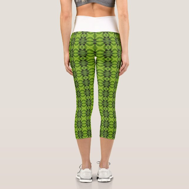 Leggings Capri Motif de fruits Kiwi (Verso)