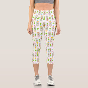 Leggings Capri Motif De Llamas, Cute Llamas, Alpacas, Cactus