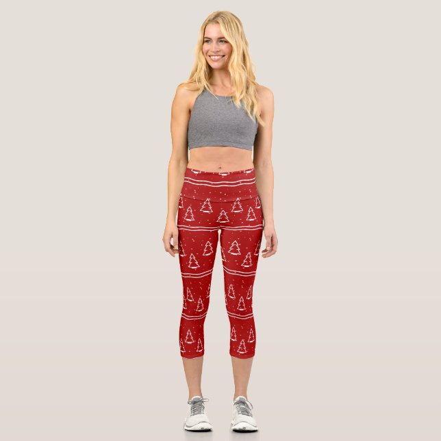 Leggings Capri Motif de Noël 116 (Recto)
