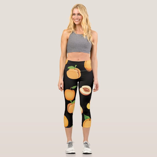 Leggings Capri Motif de pêche 5 (Recto)
