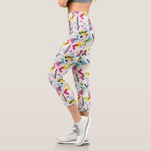 Leggings Capri Motif de style postmoderne Memphis