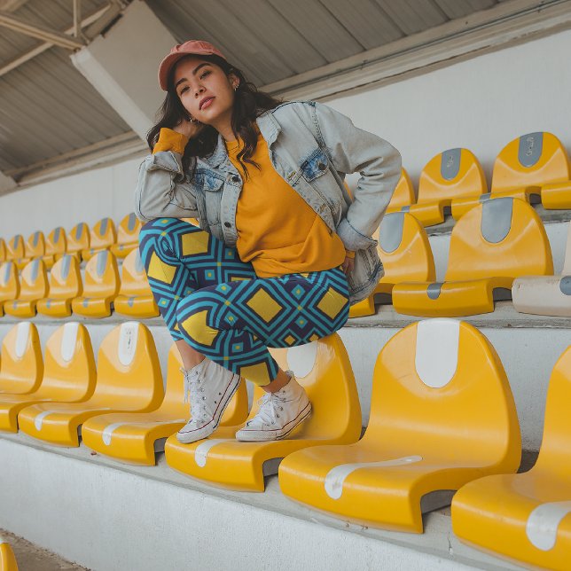 Leggings Capri Motif Diamond (Créateur téléchargé)