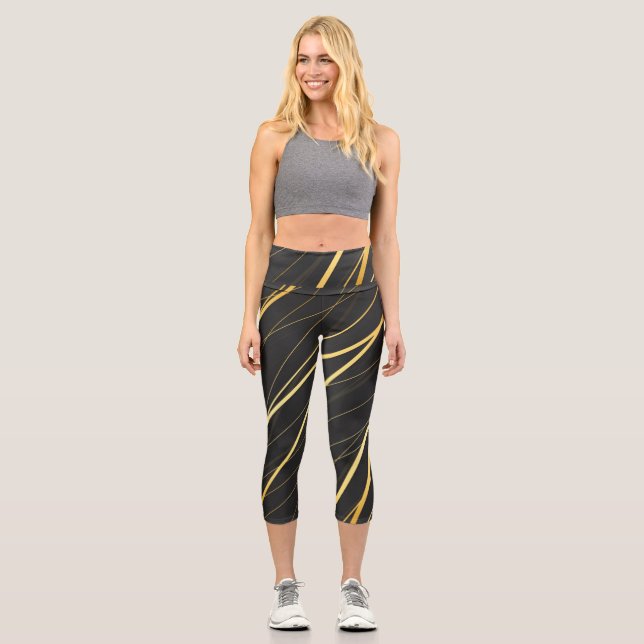 Leggings Capri Motif d'or 1 (Recto)
