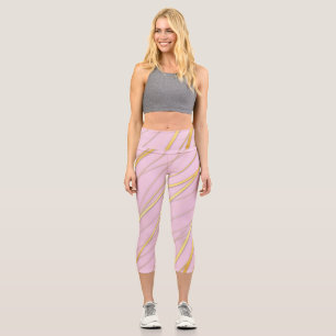 Leggings Capri Motif d'or 2