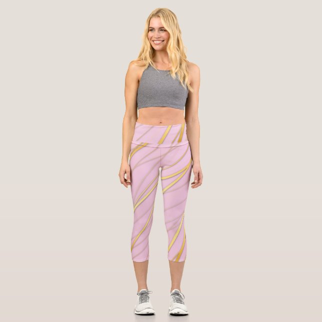 Leggings Capri Motif d'or 2 (Recto)