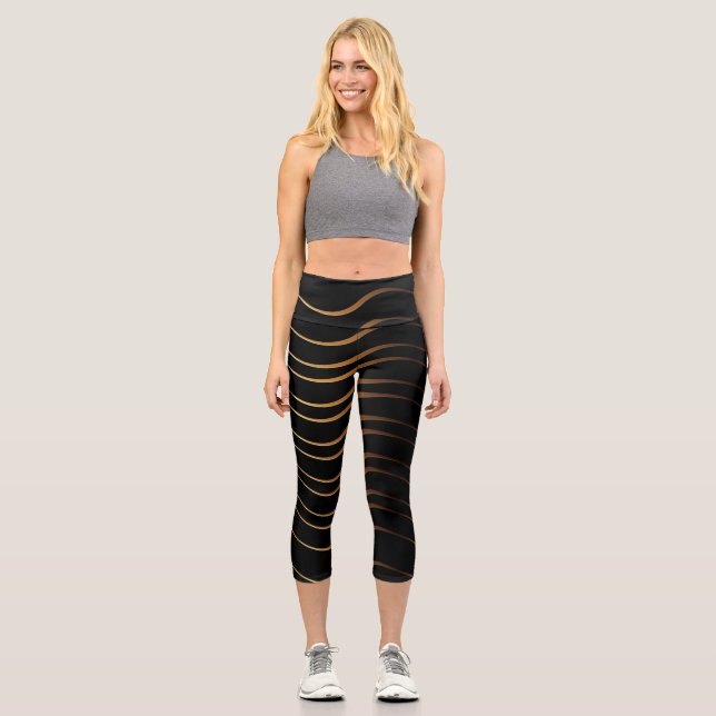 Leggings Capri Motif d'or 4 (Recto)