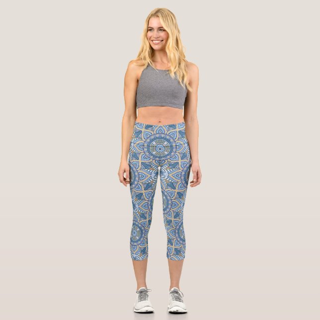 Leggings Capri Motif d'ornement 2 (Recto)