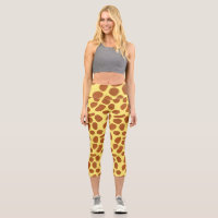 Motif en peau de girafe jaune mou