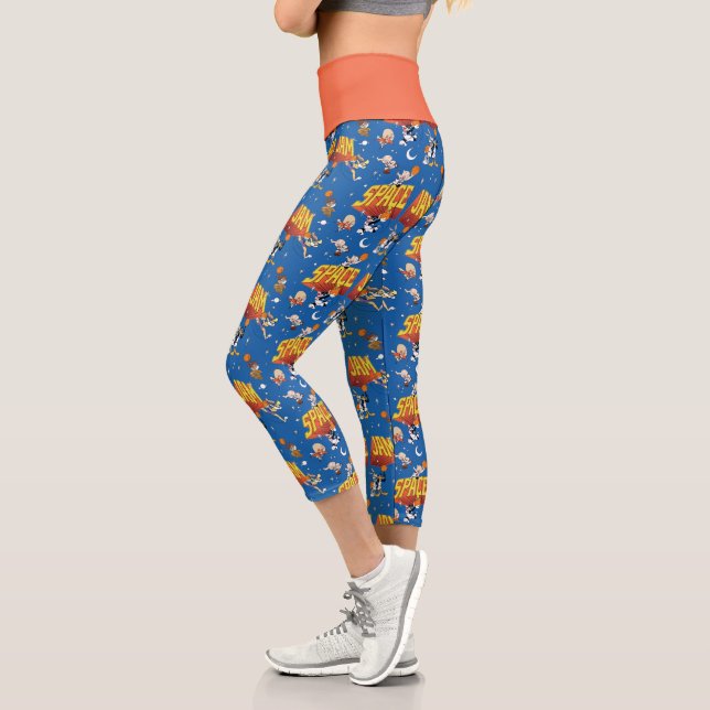 Leggings Capri Motif Espace Extérieur SPACE JAM™ TUNE SQUAD™ (Gauche)