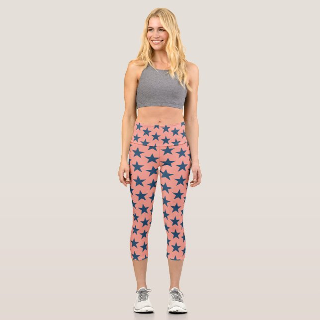 Leggings Capri Motif Étoiles 4 (Recto)