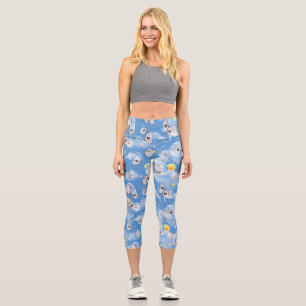 Leggings Capri Motif fantôme