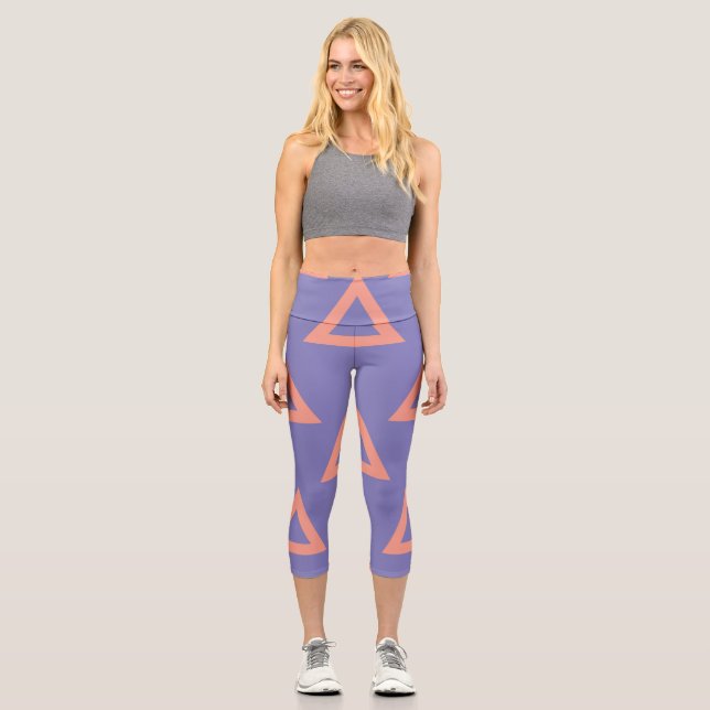 Leggings Capri Motif géométrique 16 (Recto)