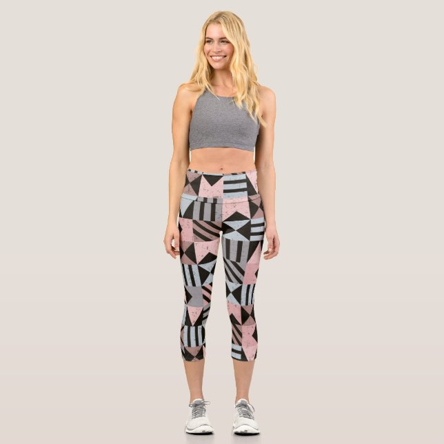 Leggings Capri Motif géométrique 29 (Recto)