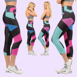 Leggings Capri Motif géométrique coloré<br><div class="desc">Géométrique Hexagon Motif Car Floor Mat Je propose plus de contraste et de thème dans ce design pour la vente ainsi que la qualité, les couleurs uniques, et l'image imprimée de haute qualité afin que nous puissions garantir qu'il sera satisfait parce que je suis engagé à la satisfaction du client...</div>