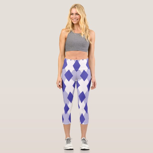 Leggings Capri Motif Jacquard Plaid_4A46B0 (Recto)