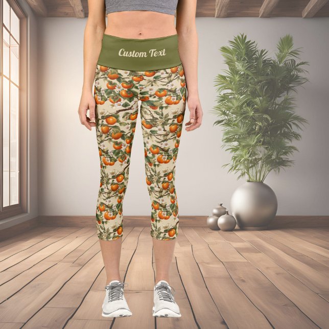 Leggings Capri Motif kakis (Créateur téléchargé)