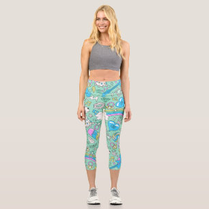Leggings Capri motif lama 2