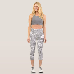 Leggings Capri motif lama 4