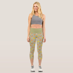 Leggings Capri Motif lapin et chiot
