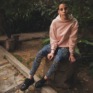 Leggings Capri Motif Paisley