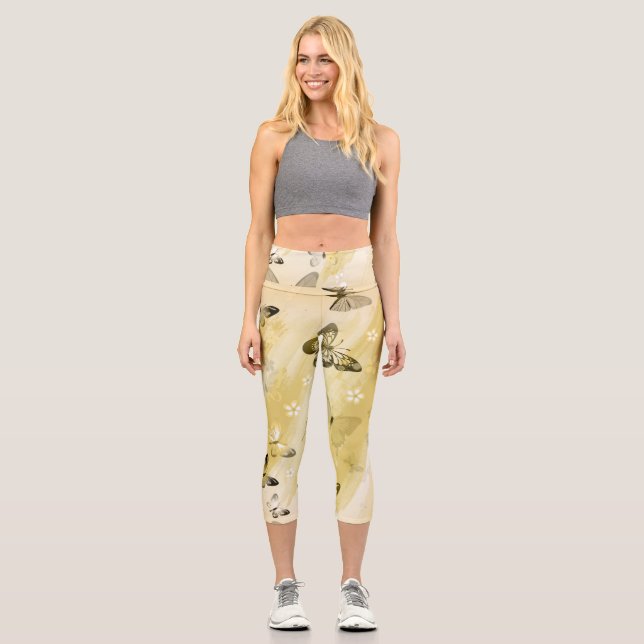 Leggings Capri Motif papillon 10 (Recto)