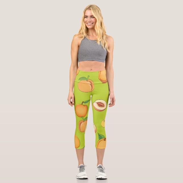 Leggings Capri Motif pêche 4 (Recto)