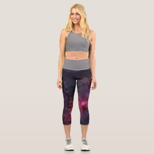 Leggings Capri Motif planétaire de galaxie d'espace extra-atmosph