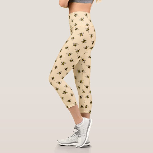 Leggings Capri Motif Queen Bee (Gauche)