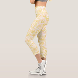 Leggings Capri Motif Sunny Sunflower