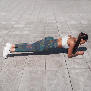 Leggings Capri Motif Swirl