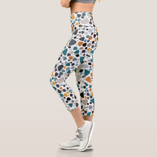 Leggings Capri Motif Terrazzo