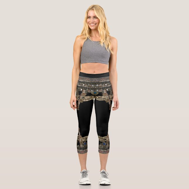 Leggings Capri Motif tribal Kuchi (Recto)